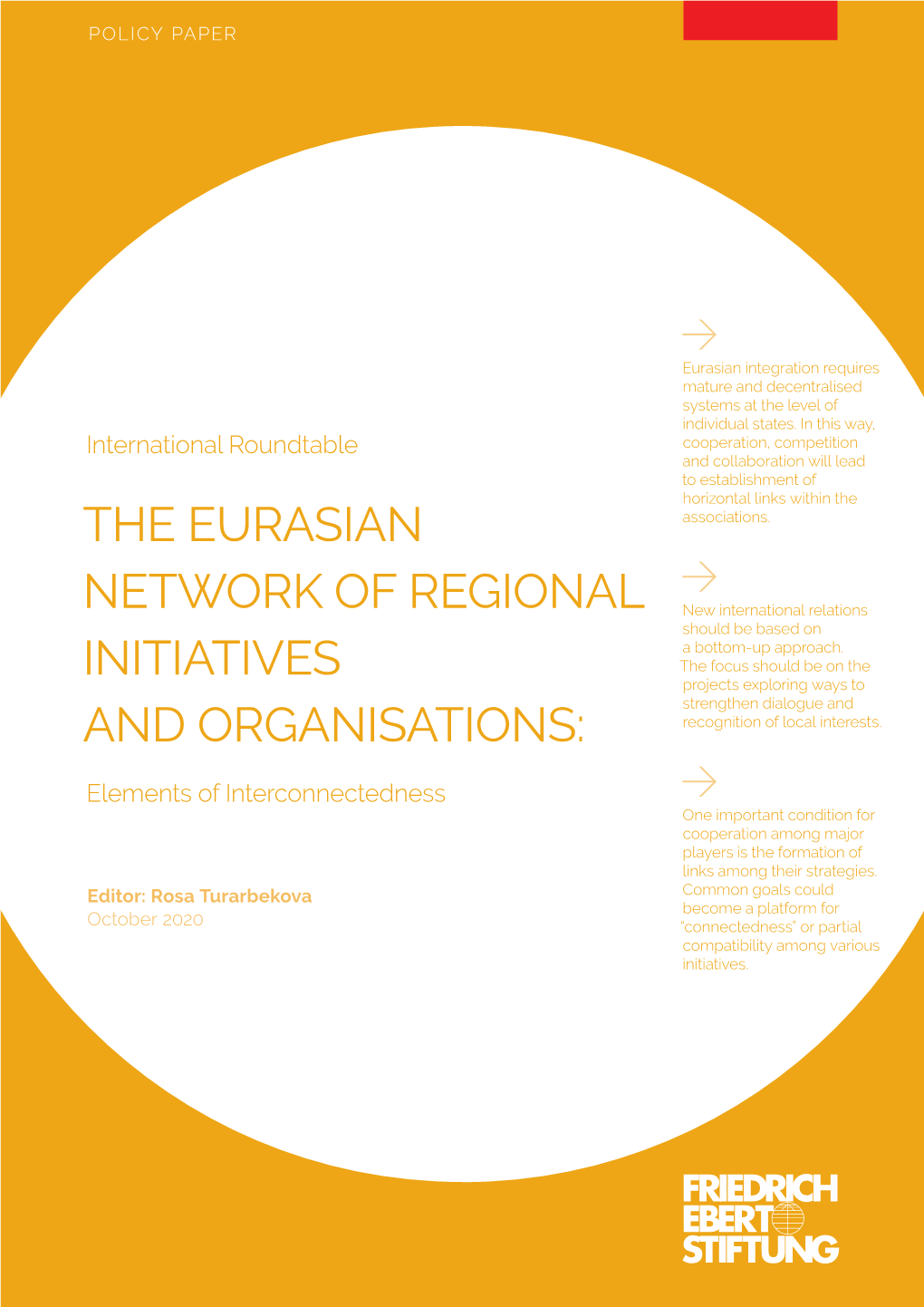 The Eurasian Network of Regional Initiatives and Organisations: Elements of Interconnectedness