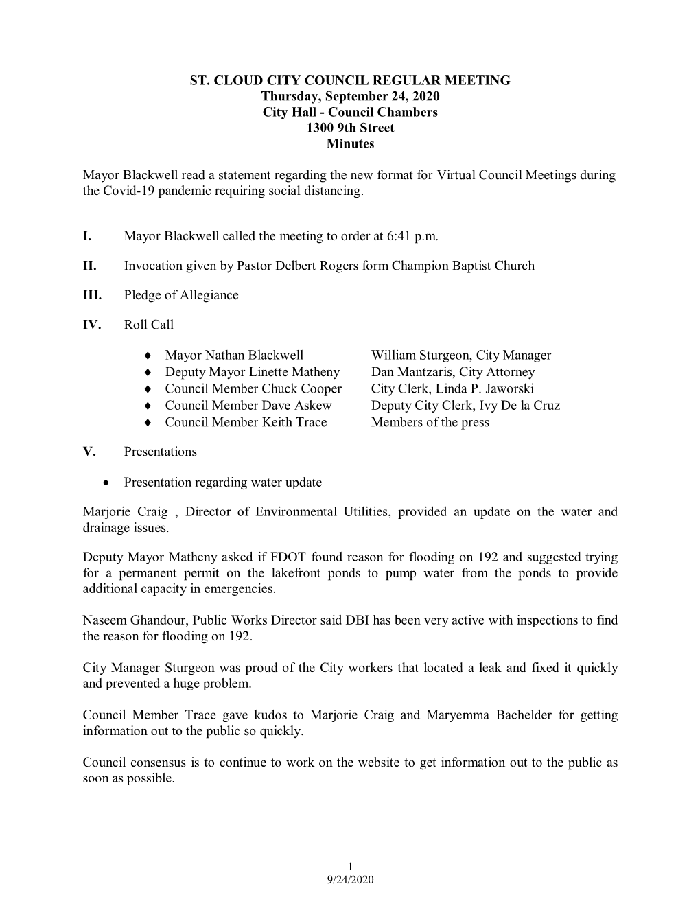 09-24-2020 Council Meeting Minutes (PDF)