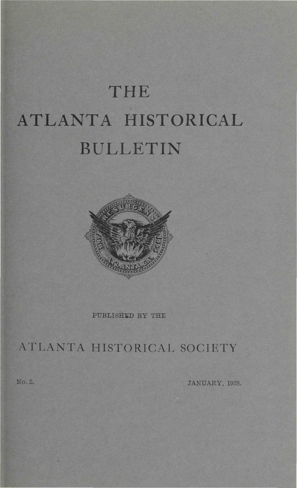 The Atlanta Historical Bulletin