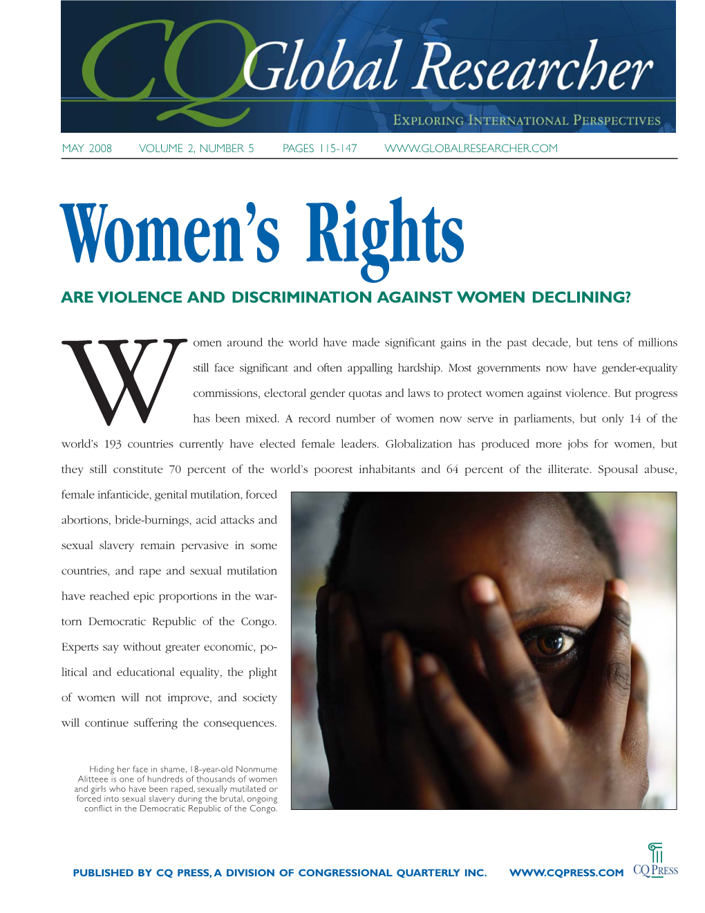 Women's Rights: Are Violence and Discrimination Against Women
