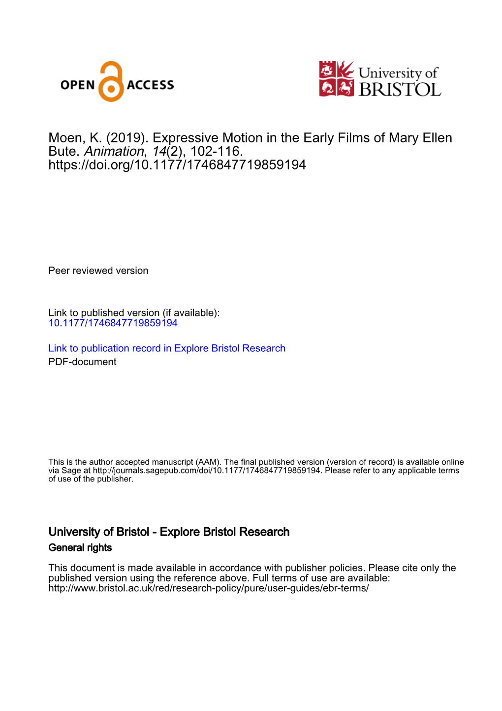 Moen, K. (2019). Expressive Motion in the Early Films of Mary Ellen Bute