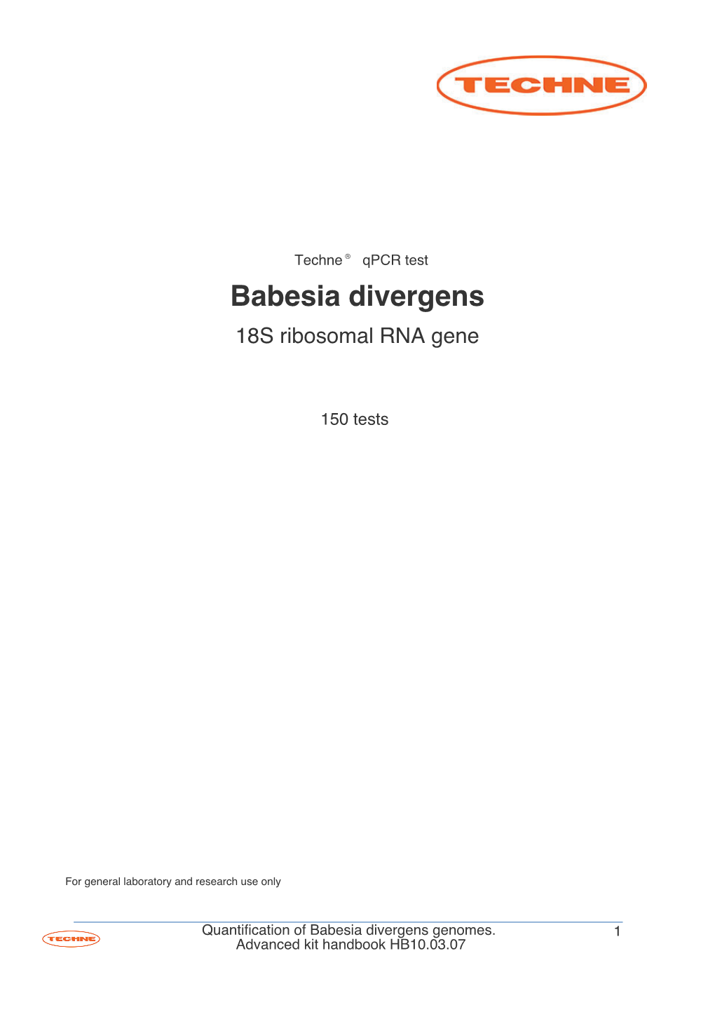 Babesia Divergens 18S Ribosomal RNA Gene