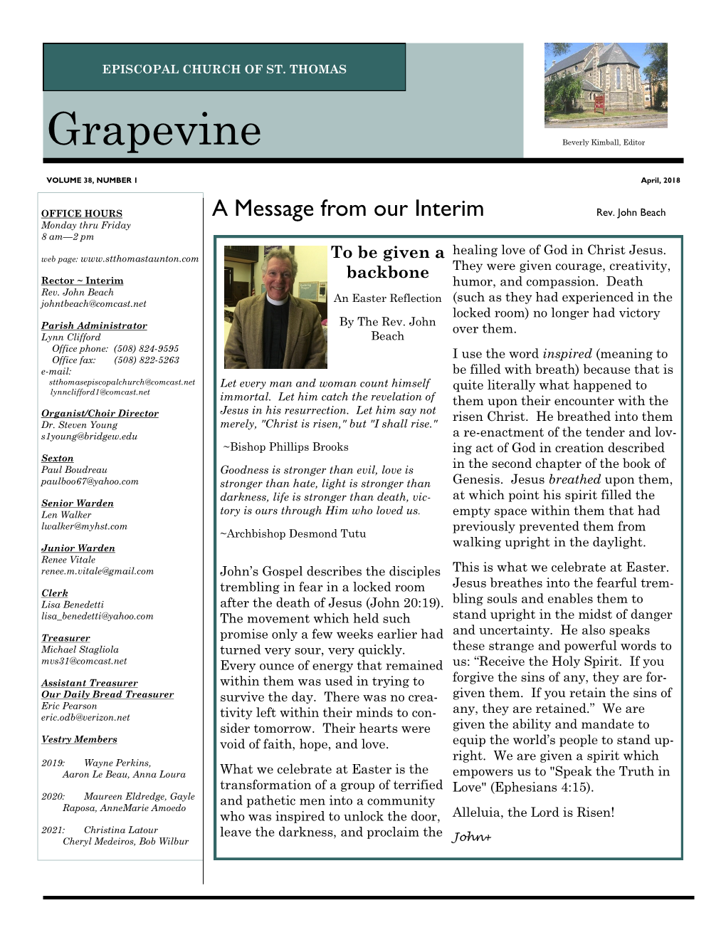 2018 April Grapevine
