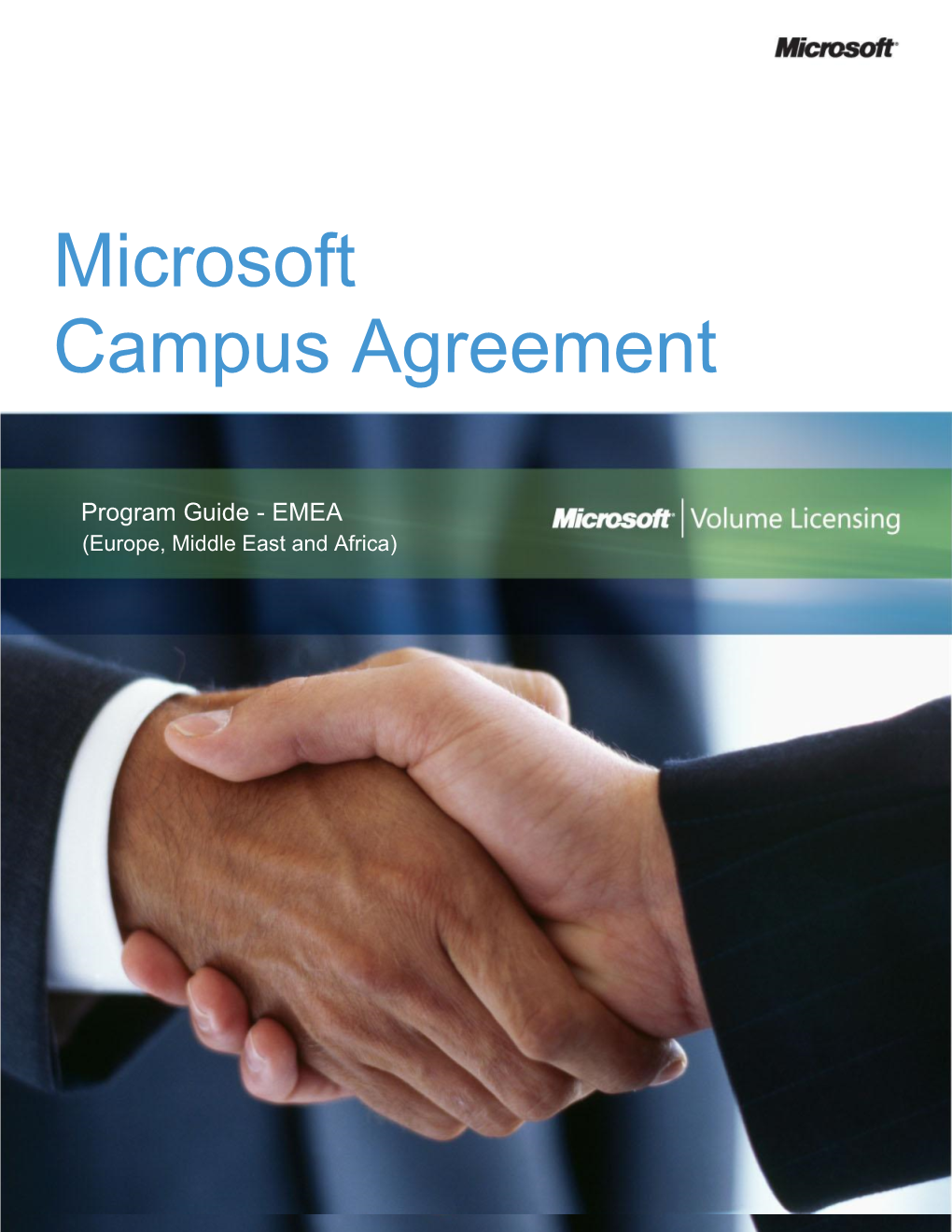 Microsoft Campus Agreement Microsoft Campus Agreement