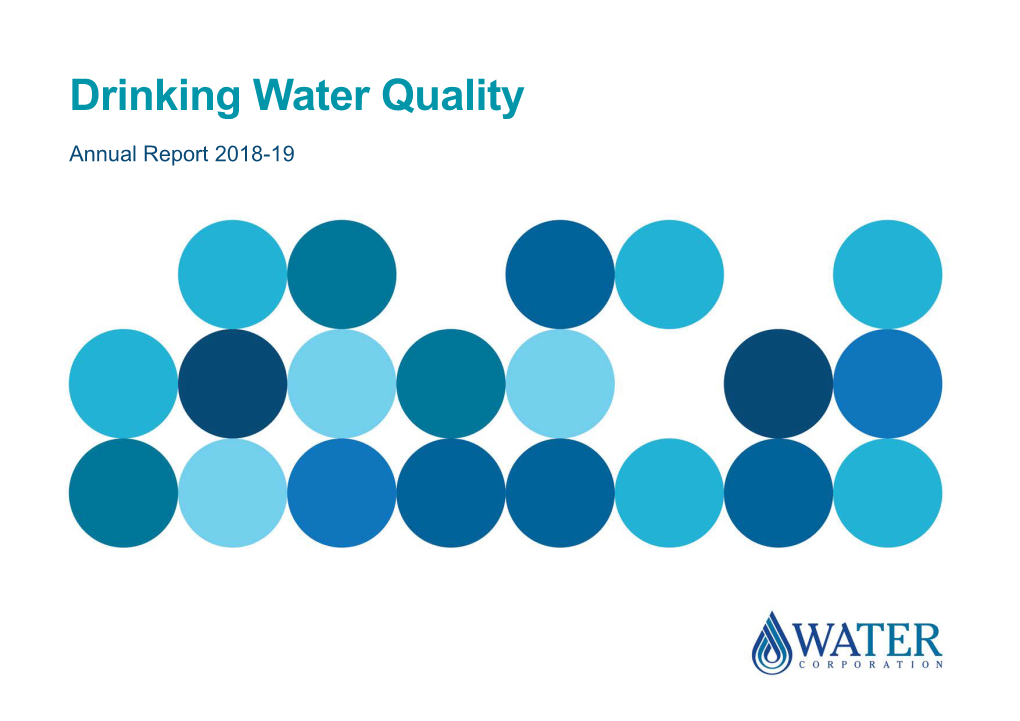 Drinking Water Quality Annual Report 2018-19