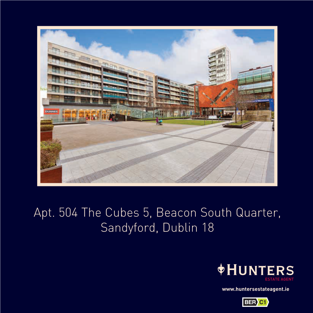 Apt. 504 the Cubes 5, Beacon South Quarter, Sandyford, Dublin 18