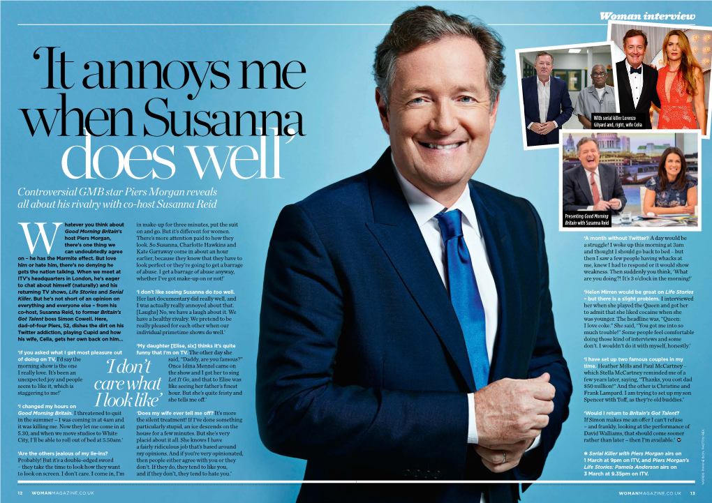 Controversial GMB Star Piers Morgan Reveals All About His Rivalry