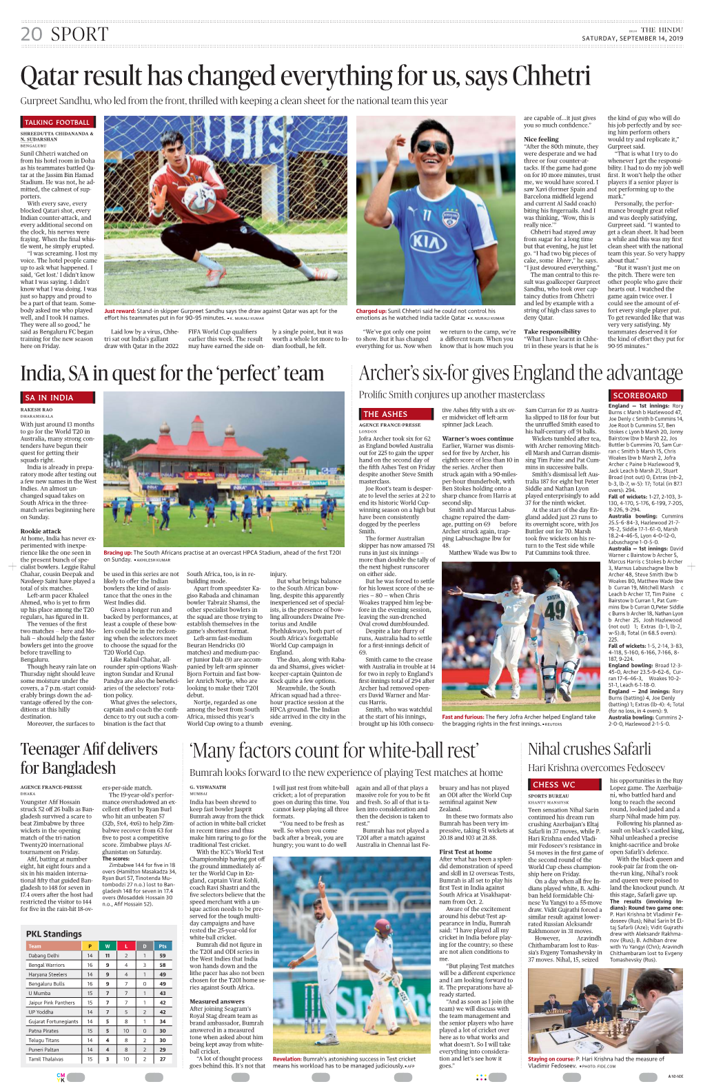 Qatar Result Has Changed Everything for Us, Says Chhetri Gurpreet Sandhu, Who Led from the Front, Thrilled with Keeping a Clean Sheet for the National Team This Year