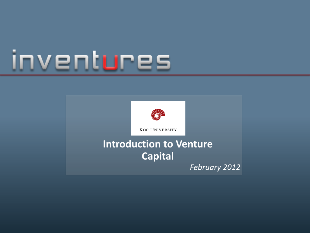 Intro to Venture Capital.Pdf