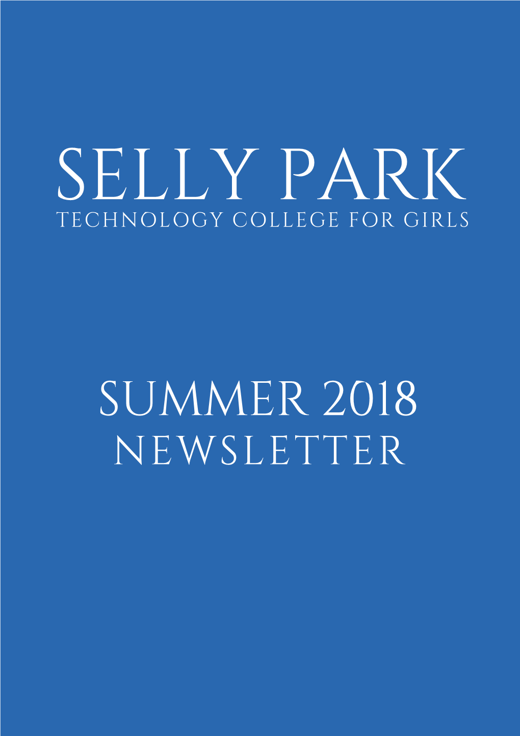 Summer 2018 Newsletter 1