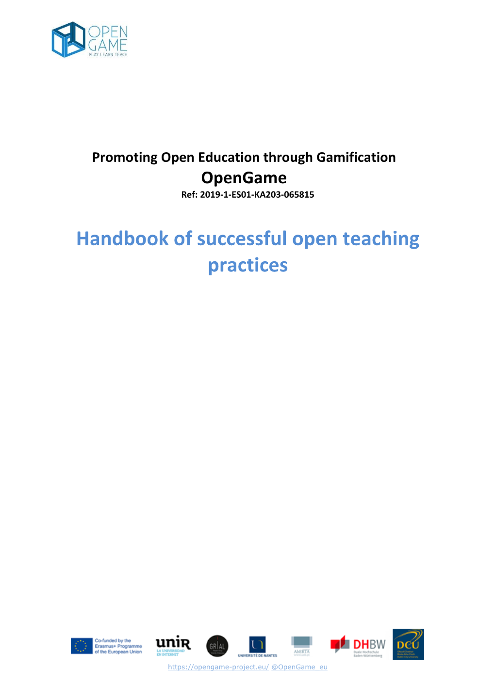 Handbook of Successful Open Teaching Practices