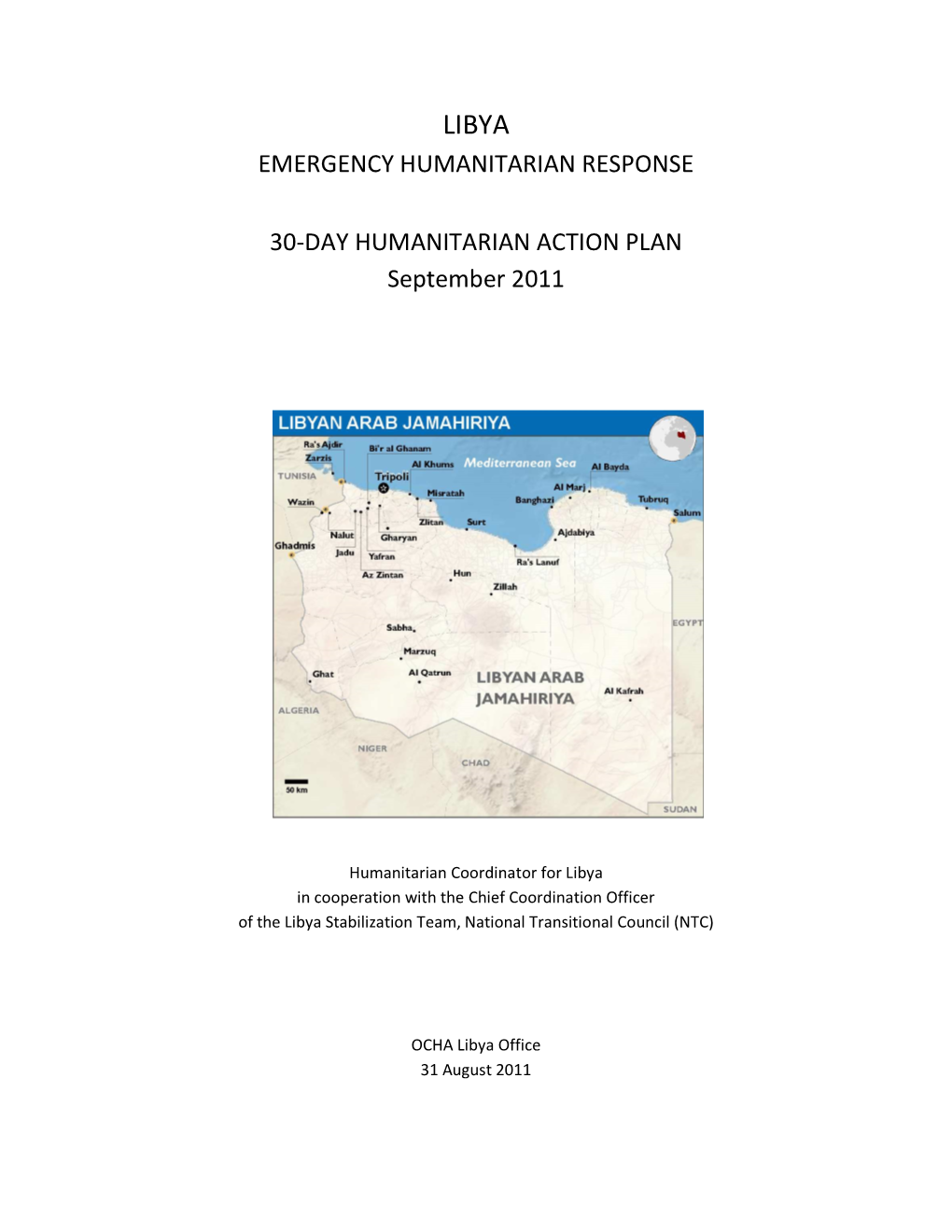 Emergency Humanitarian Response 30-Day