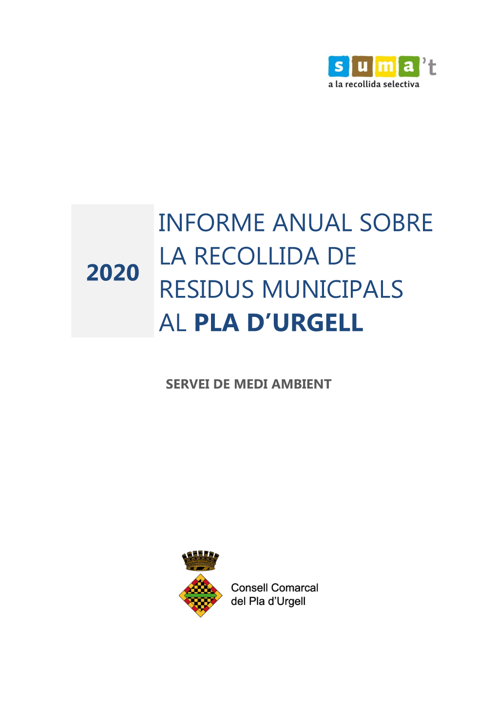 Informe 2020 Residus Pla Urgell