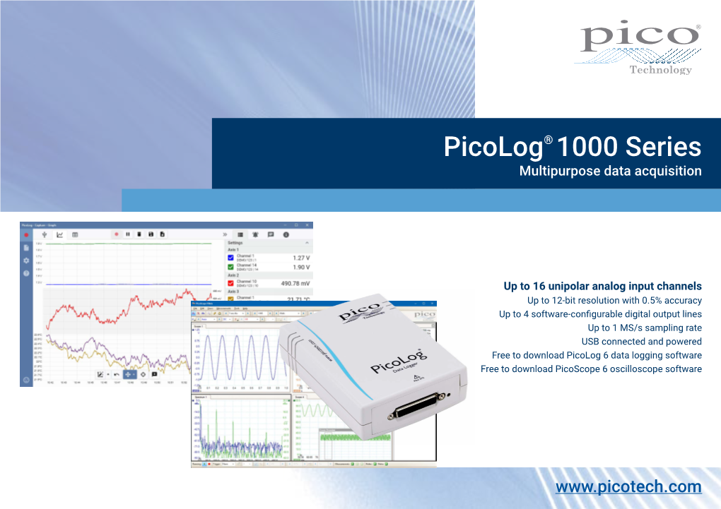 Picolog 1000 Series Data Sheet