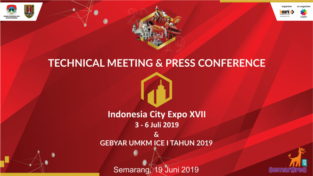 Tempat Dan Tanggal Pelaksanaan Indonesia City Expo (Ice) Tahun 2019