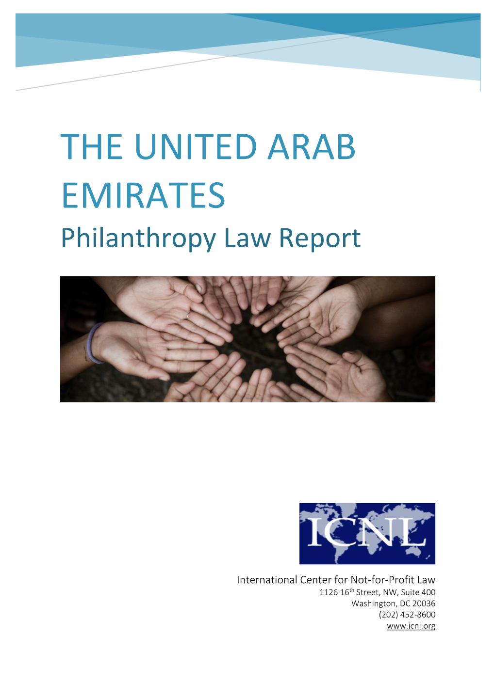 THE UNITED ARAB EMIRATES Philanthropy Law Report