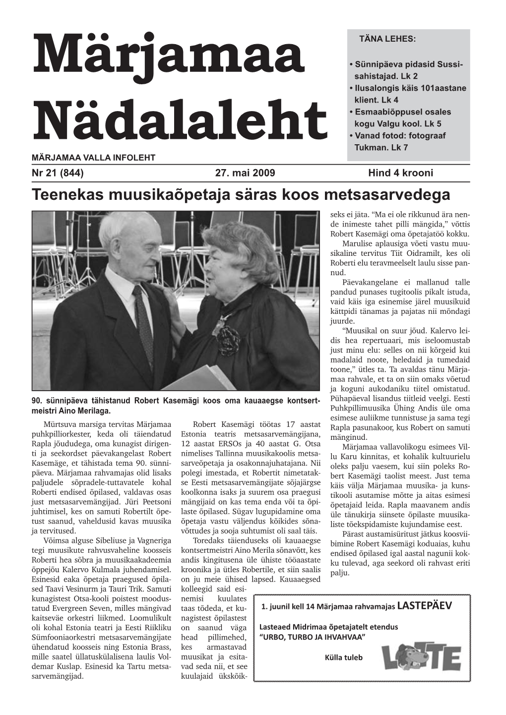 Märjamaa Nädalaleht 27