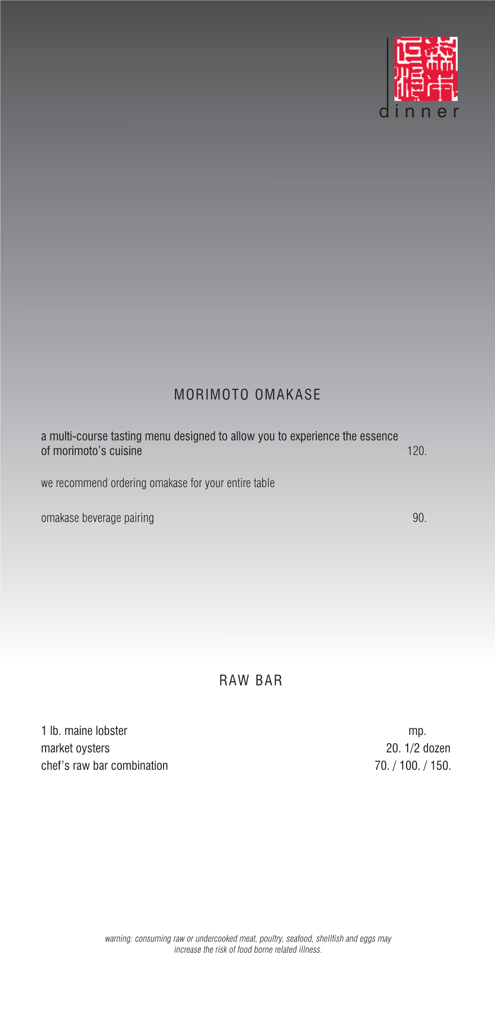 Morimoto Omakase Raw