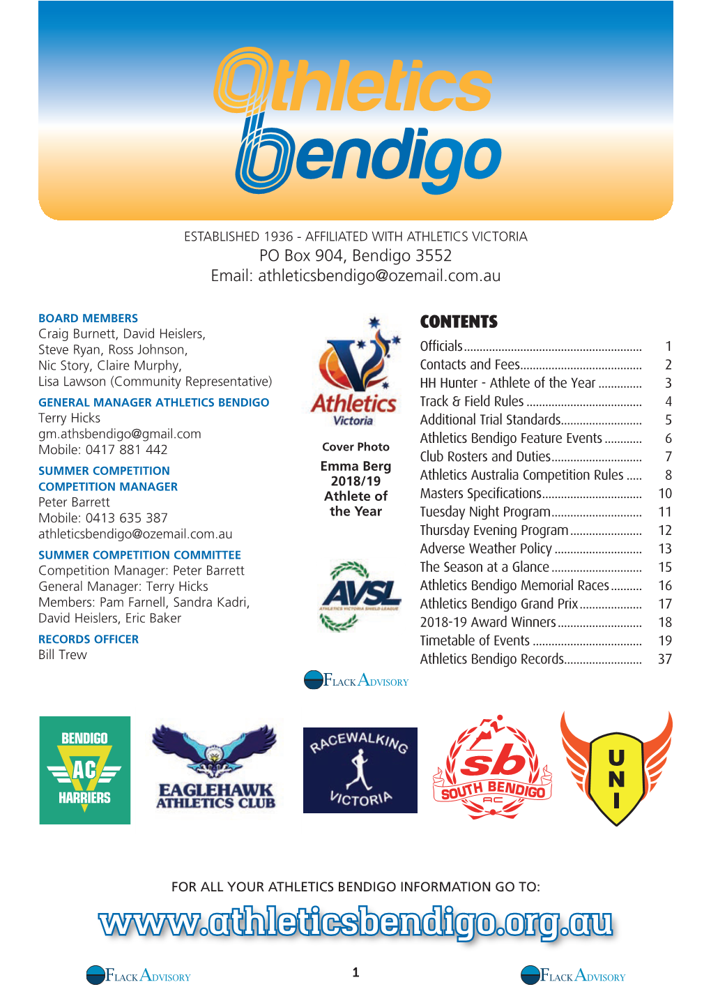 Bendigo Region Track Book