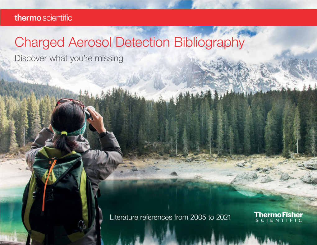 Charged Aerosol Detection Bibliography Discover What You’Re Missing