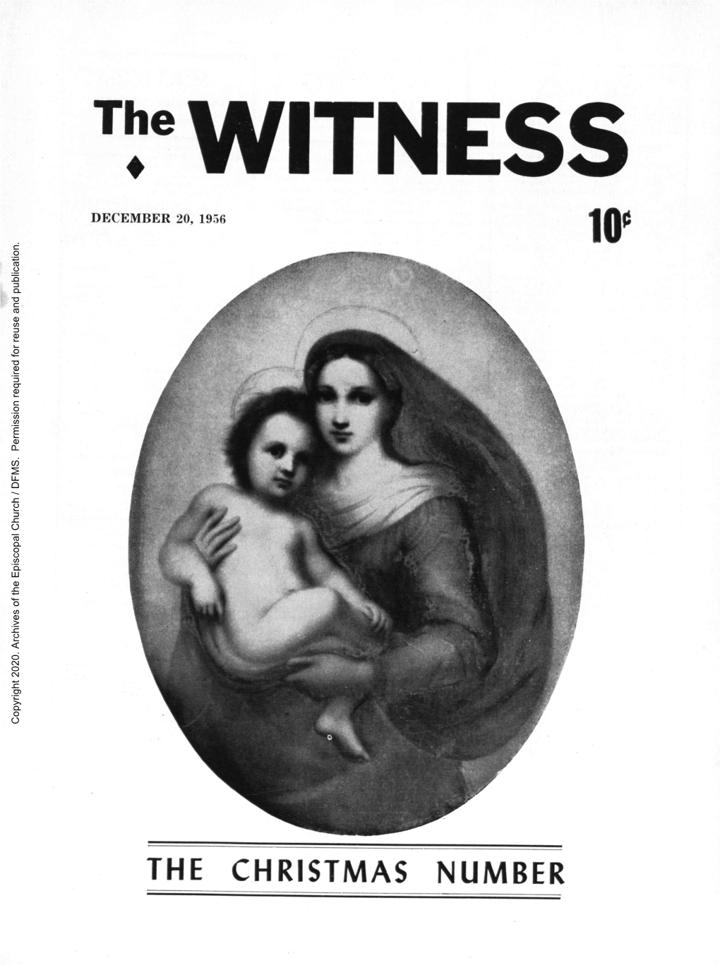 1956 the Witness, Vol. 43, No. 40. December 20, 1956