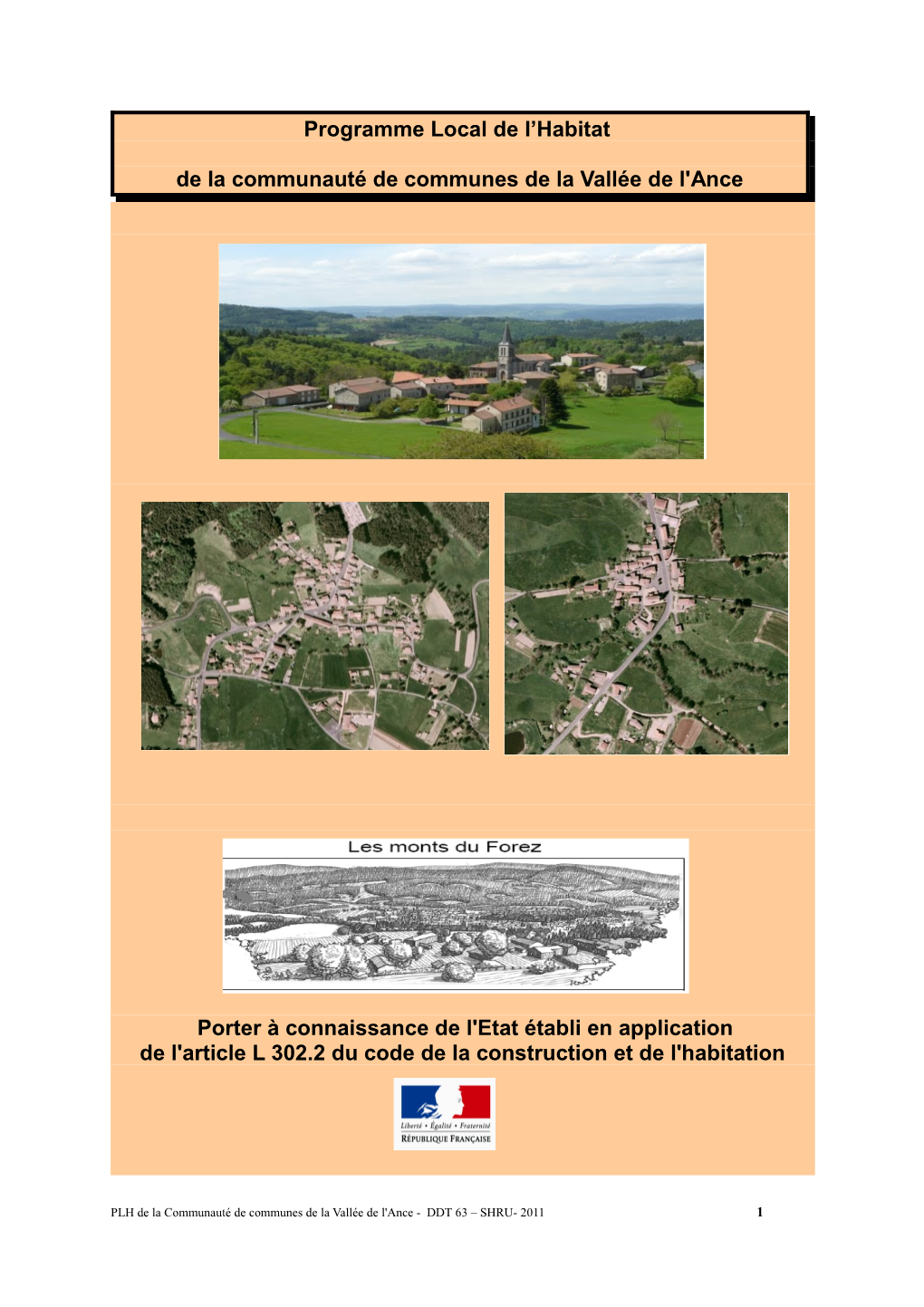 Programme Local De L'habitat De La Communauté De Communes De La