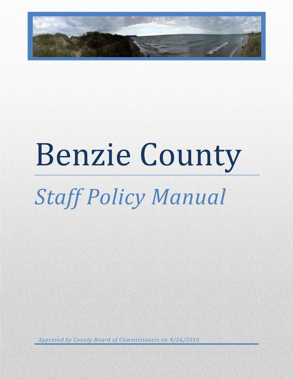 Staff Policy Manual