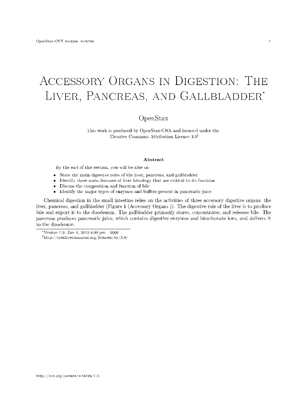 The Liver, Pancreas, and Gallbladder*