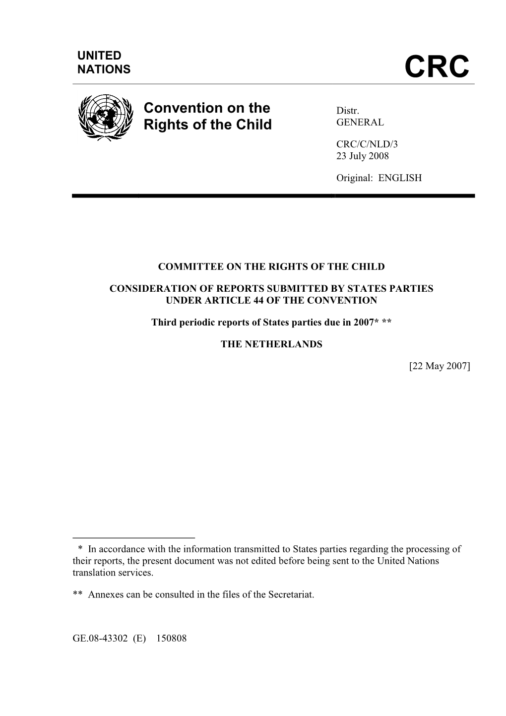 Convention on the Rights of the Child