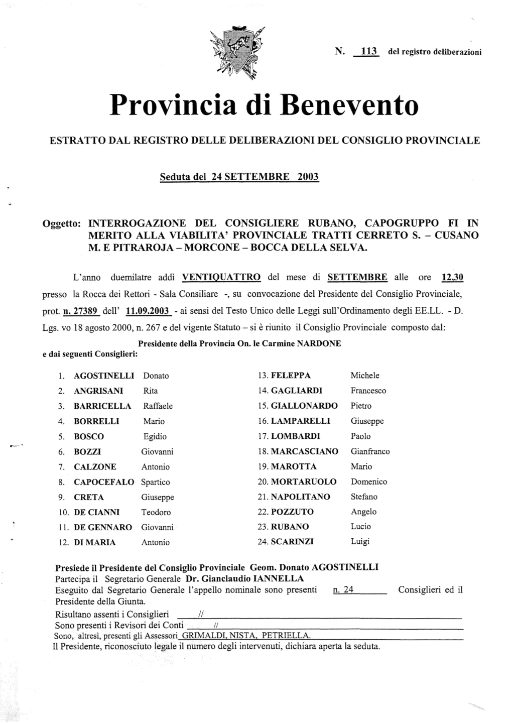 Provincia Di Benevento