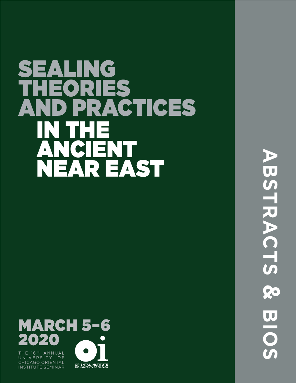 Sealing Theories and Practices in the Ancient Near East