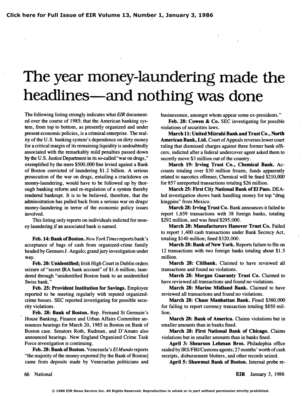 The Year Money-Laundering Made the Headlines—And Nothing Was