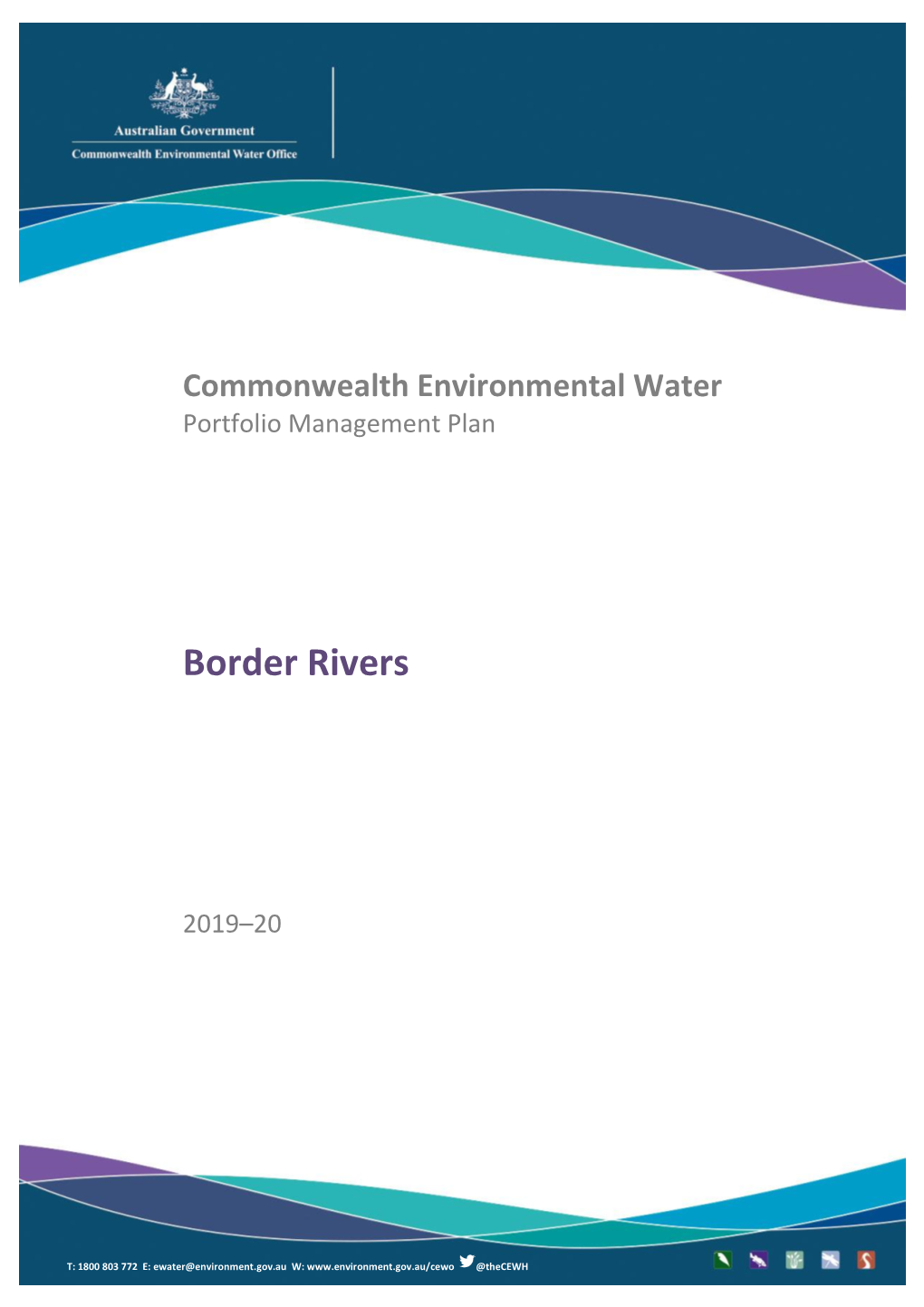 Portfolio Management Plan: Border Rivers 2019-20