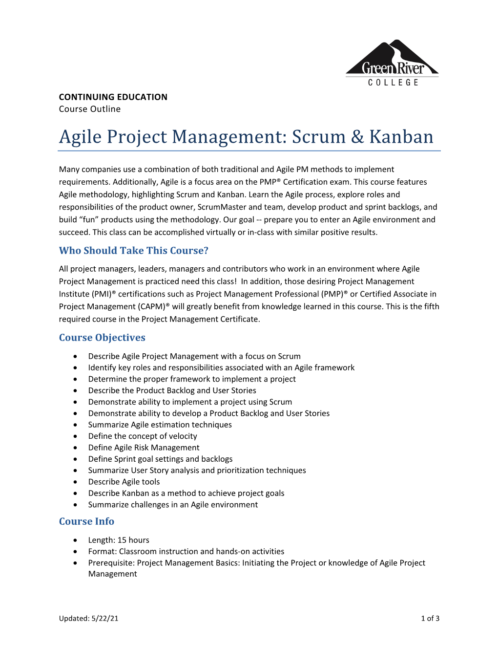 Agile Project Management: Scrum and Kanban