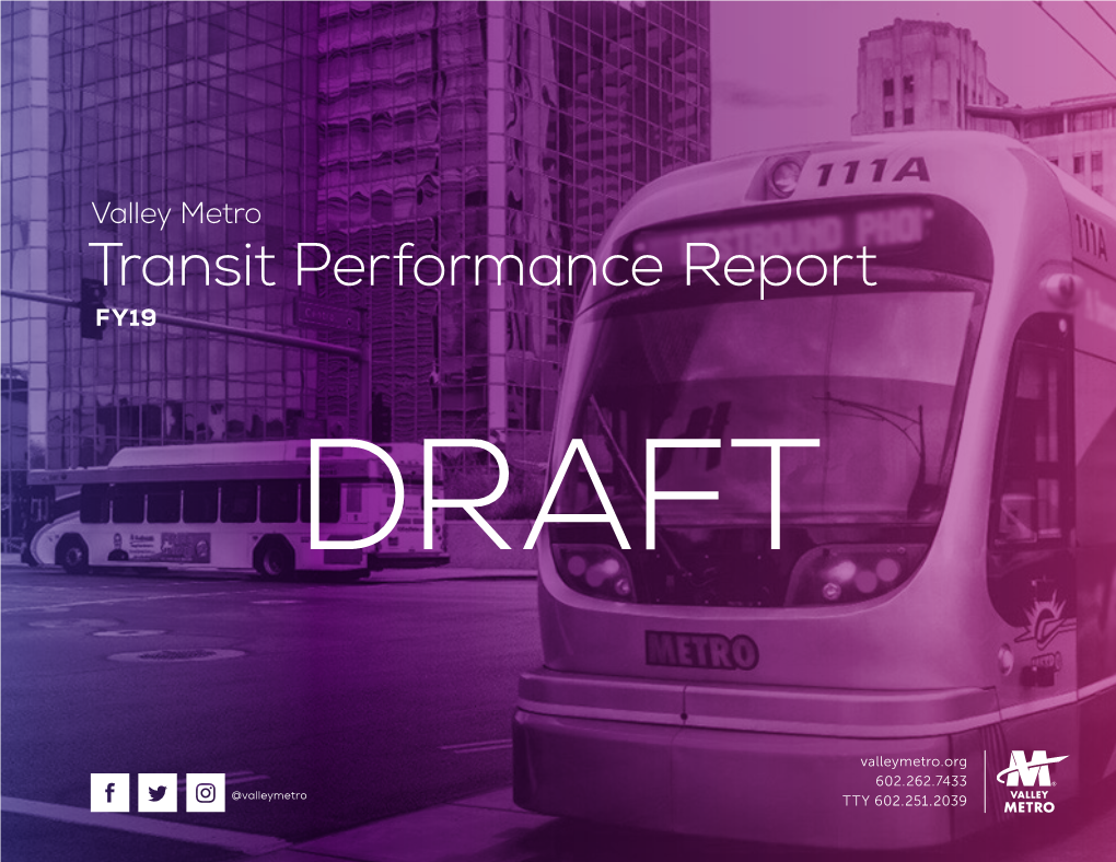 Transit Performance Report FY19 DRAFT