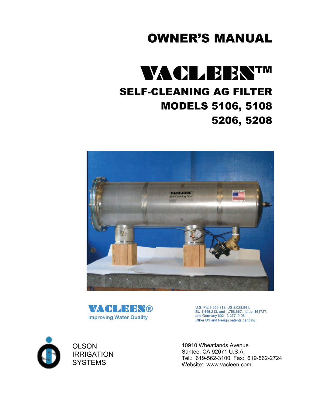 Vacleen Filter Manual