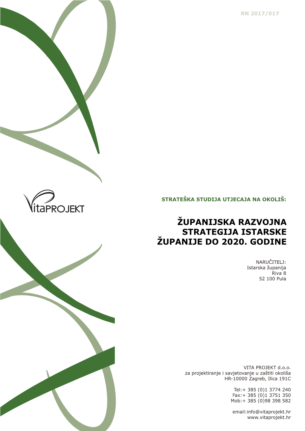 Županijska Razvojna Strategija Istarske Županije Do 2020