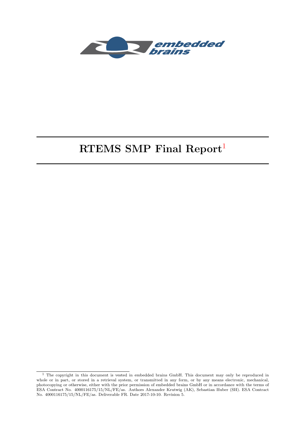 RTEMS SMP Final Report1