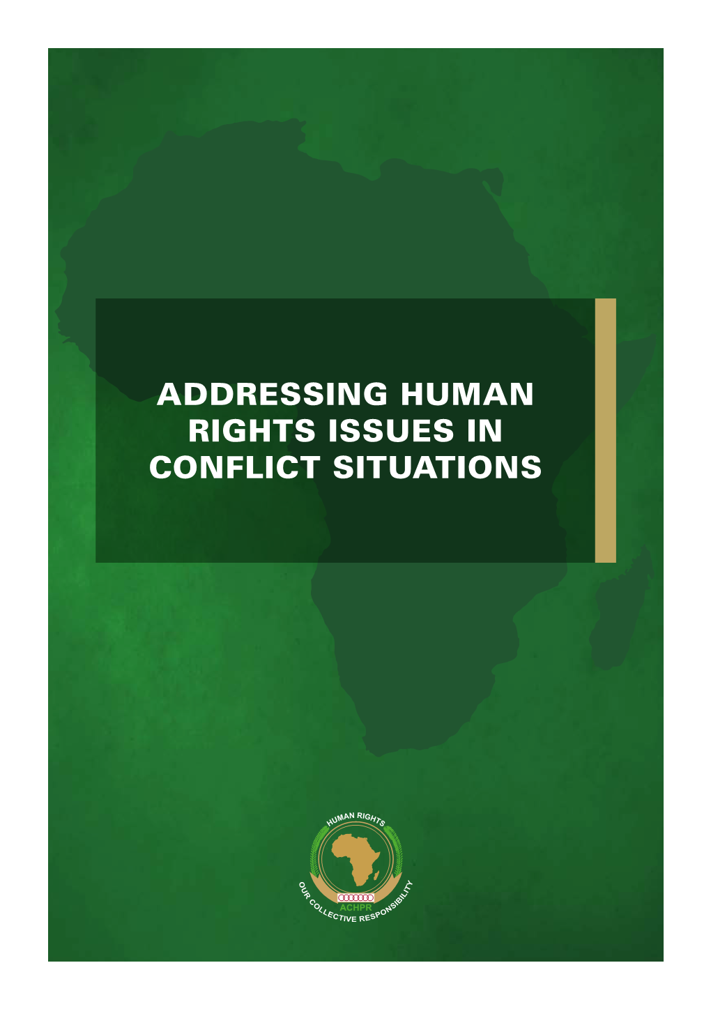 Addressing Human Rights Issues in Conflict Situations