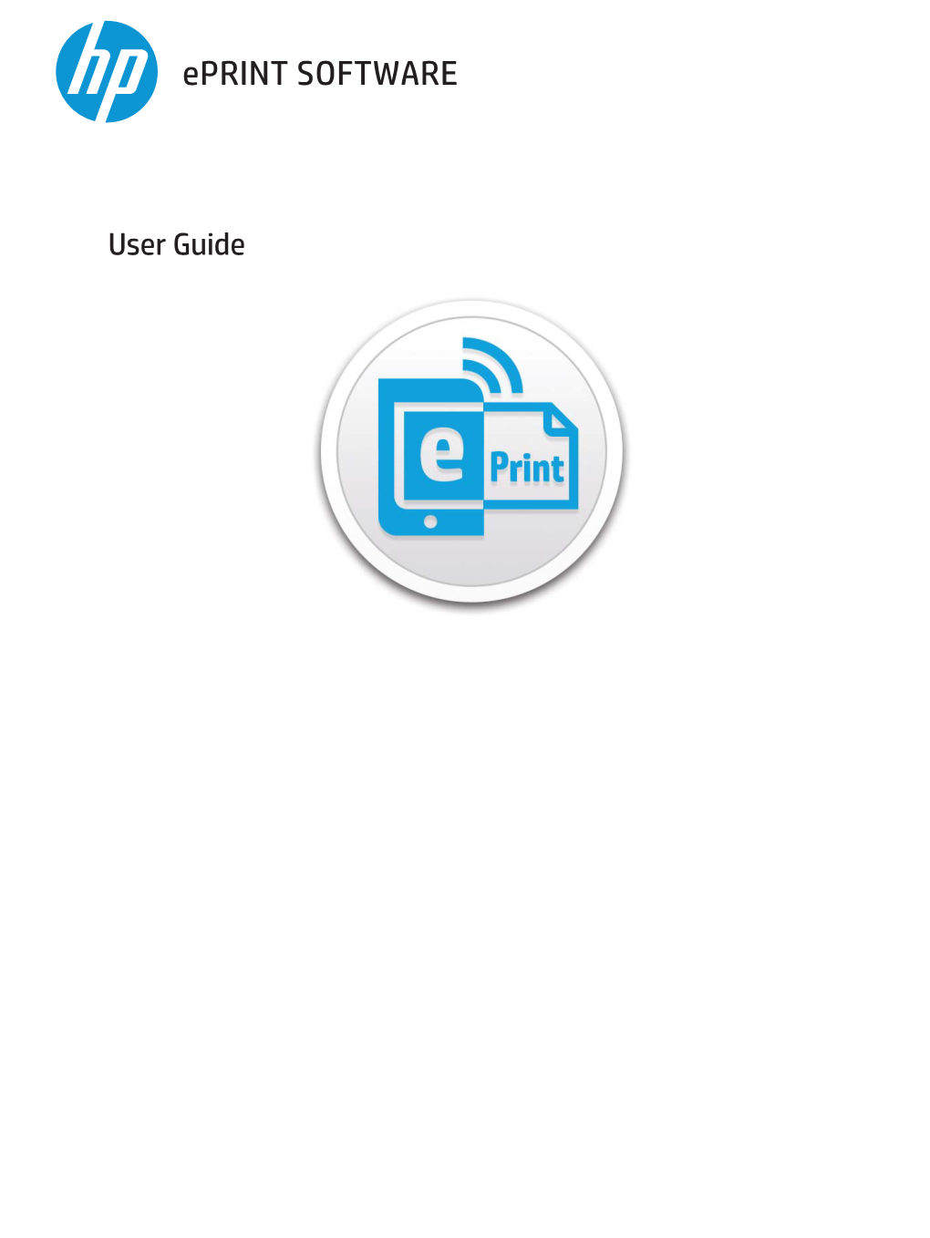 HP Eprint Software (Windows) User Guide