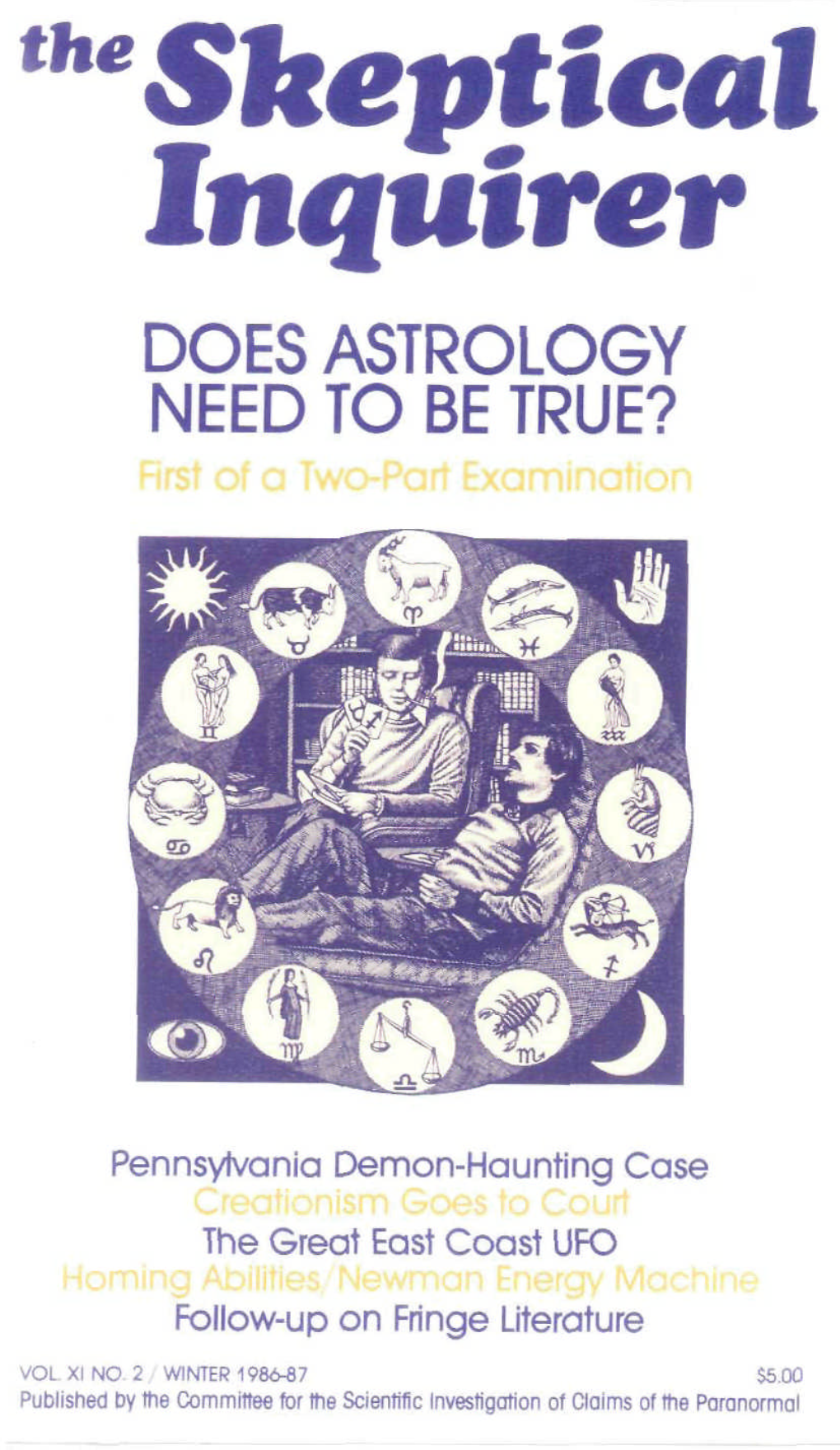 Skeptical Inquirer DOES ASTROLOGY NEED to BE TRUE?