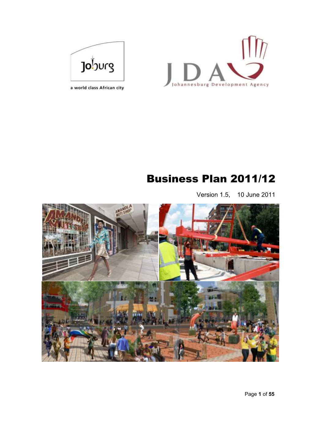 JDA Business Plan 2011/12