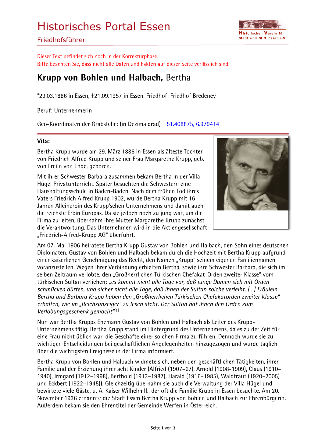 Bertha Krupp Von Bohlen Und Halbach