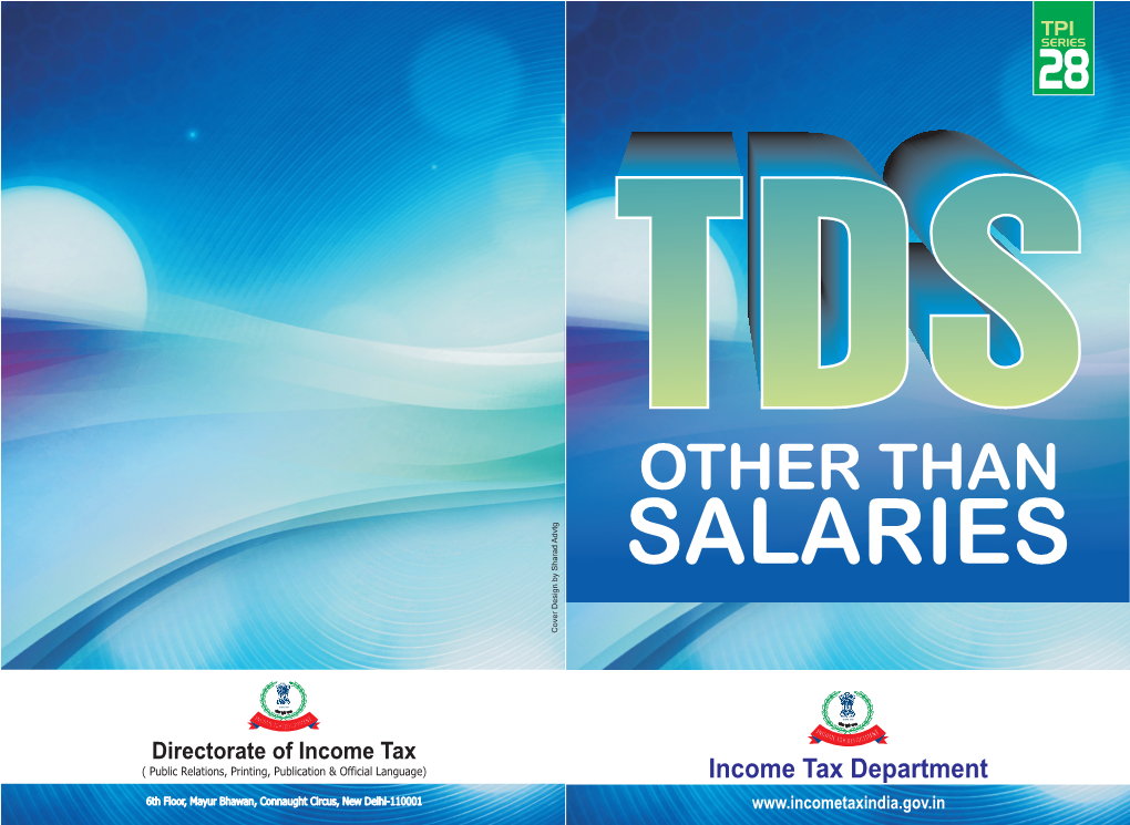 Tax Deduction at Source (Tds) Other Than Salaries