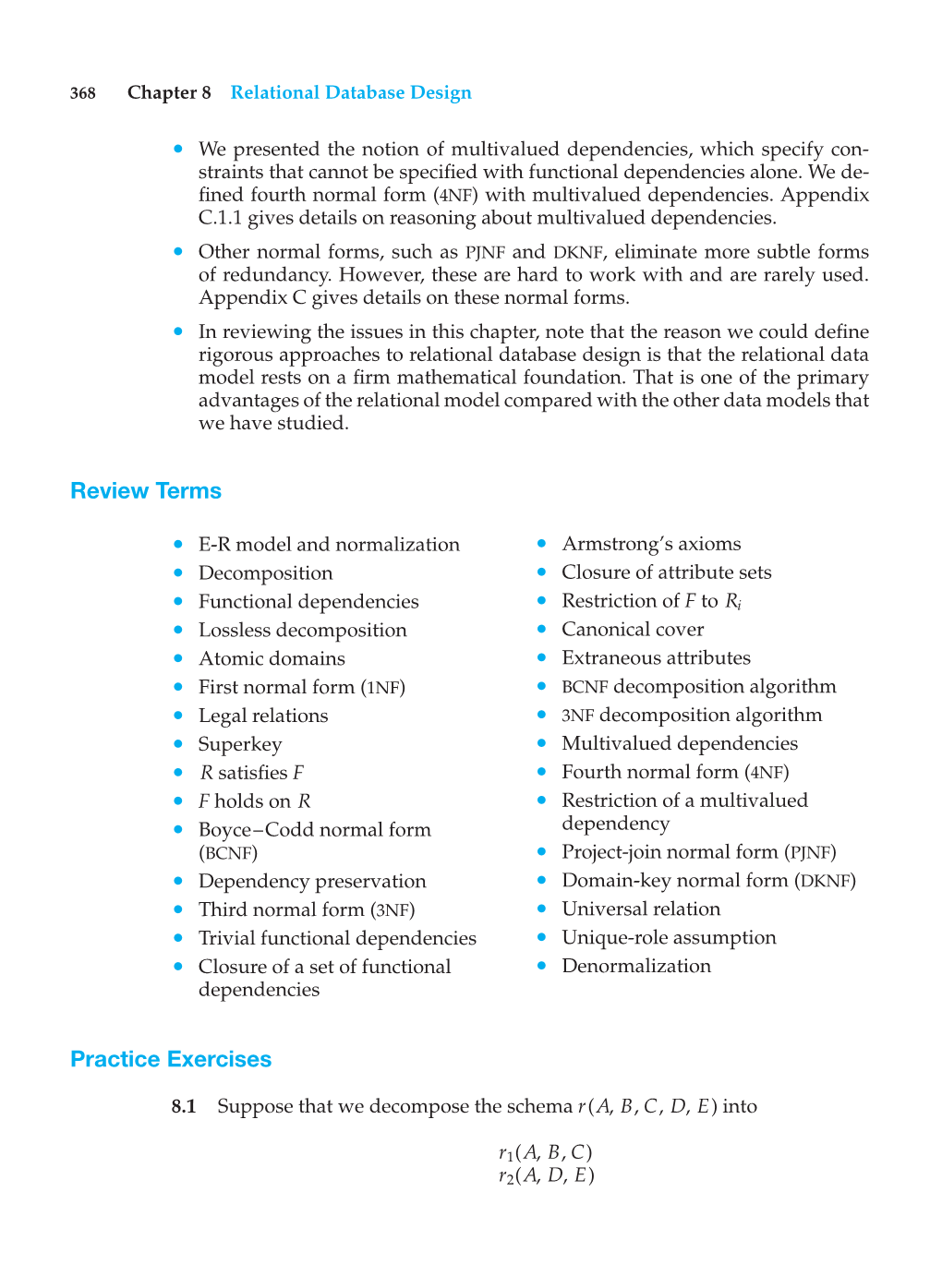 Review Terms Practice Exercises