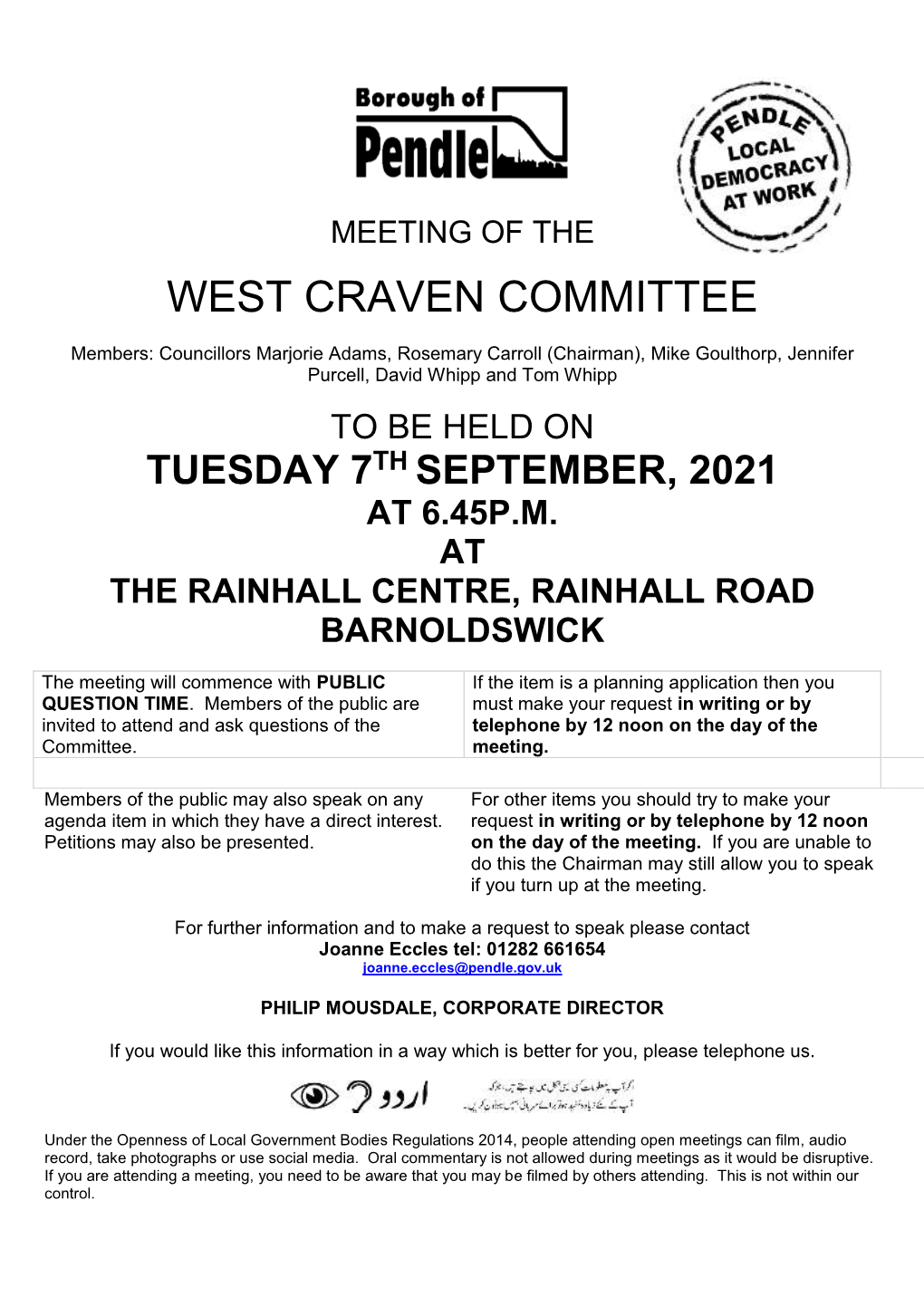 West Craven Committee