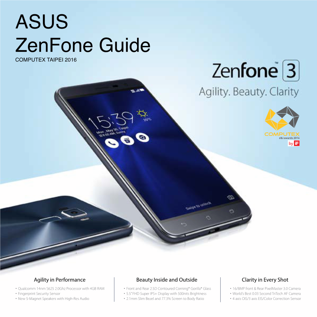 ASUS Zenfone Guide COMPUTEX TAIPEI 2016