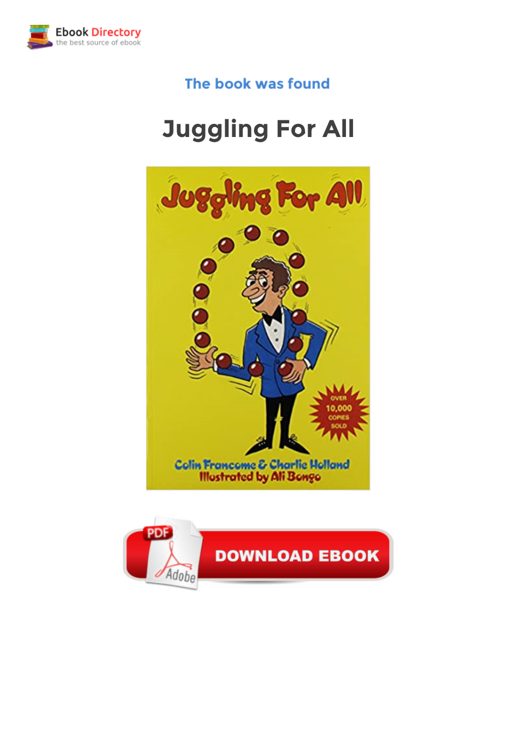 Get Ebooks Juggling for All Book by Francome, Colin, Holland, Charlie