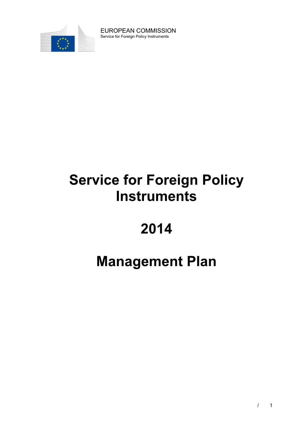 Service for Foreign Policy Instruments