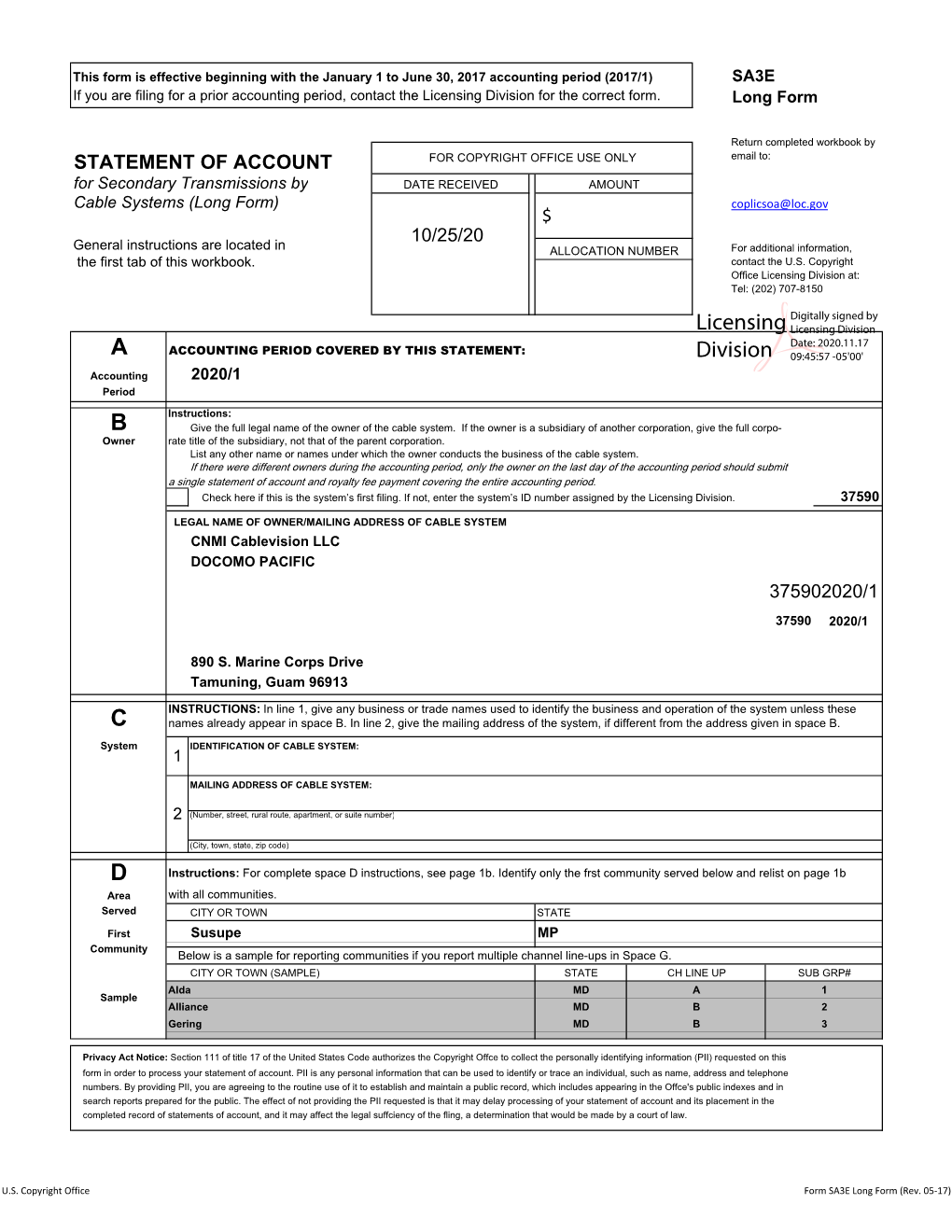 ADBC Licensing Division